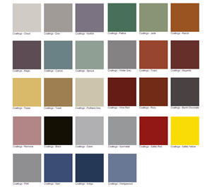 Industrial Epoxy Coating Colours